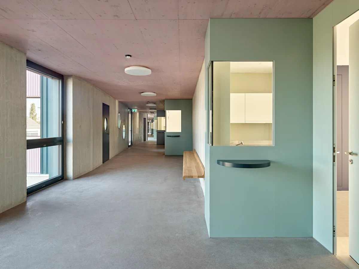 Architekturfotos des Neubaus der Alterssiedlung Rehbühl in Uster.